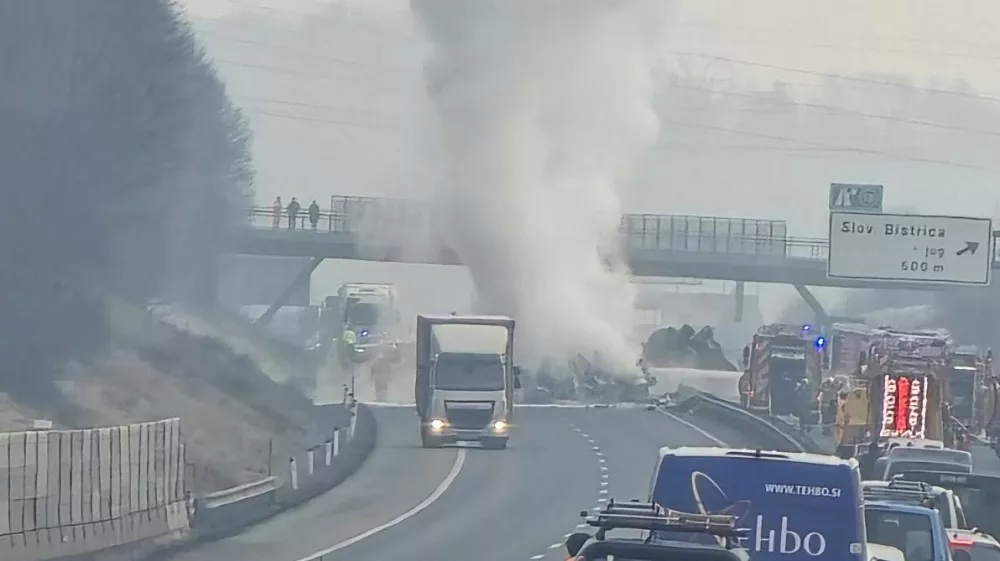 Nesreča na &scaron;tajerski avtocesti