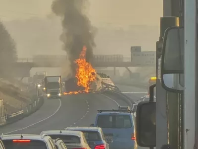 Nesreča na &scaron;tajerski avtocesti