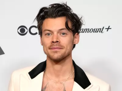 FILE - Harry Styles appears in the press room at the 65th annual Grammy Awards in Los Angeles on Feb. 5, 2023. (AP Photo/Jae C. Hong)