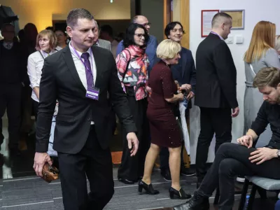 Zoran Stevanović- 17.01.2026 - stranka Resni.ca je pred parlamentarnimi volitvami na dogodku Resnica za Slovenijo v ljubljanskem hotelu Mons predstavila ekipo in vizijo za prihodnost//FOTO: Jaka Gasar