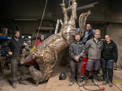 19.01.2026 - livarska delavnica Livartis Volavlje - Livarstvo umetninFoto: Luka Cjuha