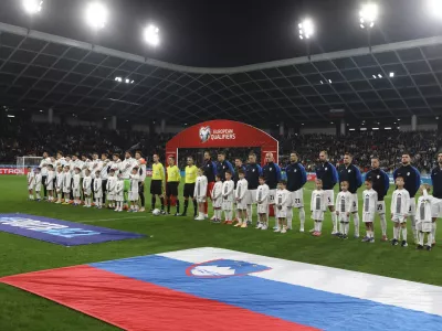 15.11.2025 - Nogomet reprezentanca slovenije- kvalifikacije za svetovno prvenstvo - Slovenija in Kosovo - stadion StožiceFoto: Luka Cjuha
