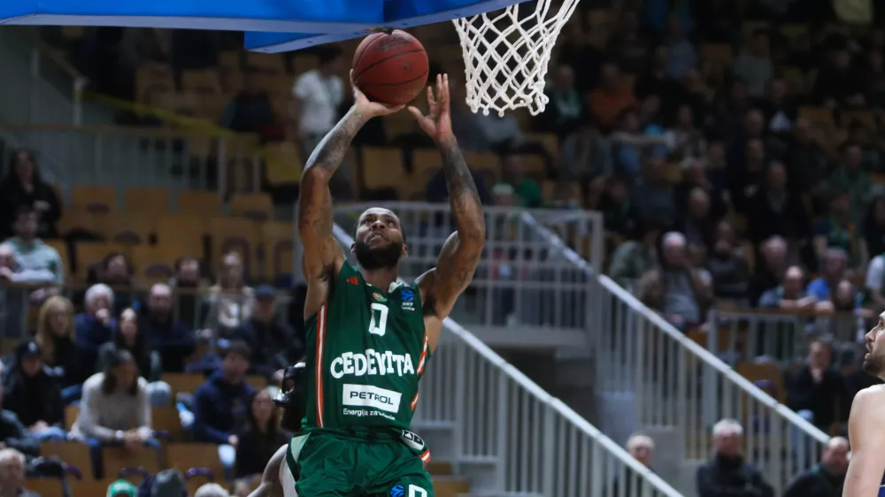 - 20.01.2026. - Ko&scaron;arka Cedevita Olimpija - Cluj-Napoca v 15. krogu evropskega pokala.//FOTO: Bojan Velikonja