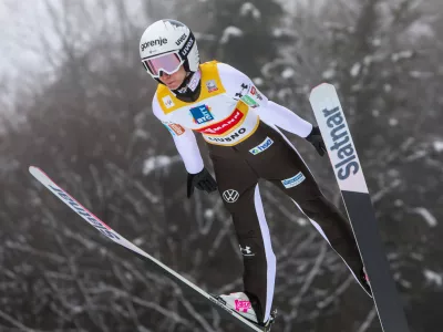 - Nika Prevc,- 10.01.2026. - Svetovni pokal v smučarskih skokih za ženske, Ljubno 2026.//FOTO: Bojan Velikonja