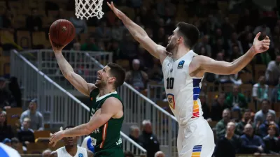 - 20.01.2026. - Košarka Cedevita Olimpija - Cluj-Napoca v 15. krogu evropskega pokala.//FOTO: Bojan Velikonja