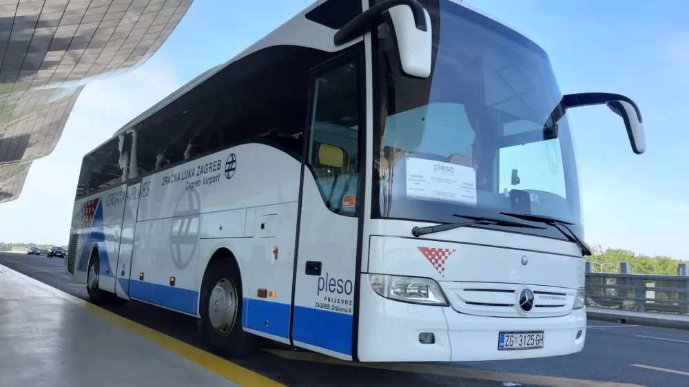 Pljeso prevoz, avtobus zagreb&scaron;ko letali&scaron;če