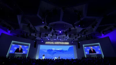 U.S. President Donald Trump attends the 56th annual World Economic Forum (WEF) meeting in Davos, Switzerland, January 21, 2026. REUTERS/Denis Balibouse