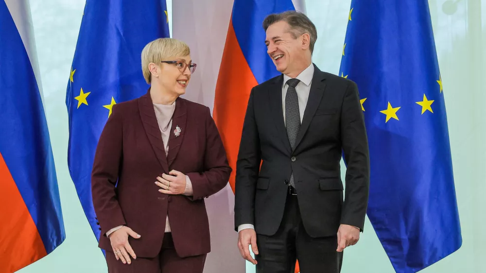 Brdo pri Kranju, Kongresni center Brdo.Predsednica republike Natasa Pirc Musar in predsednik vlade Robert Golob sta pripravila tradicionalni sprejem za diplomatski zbor ob zacetku novega leta.