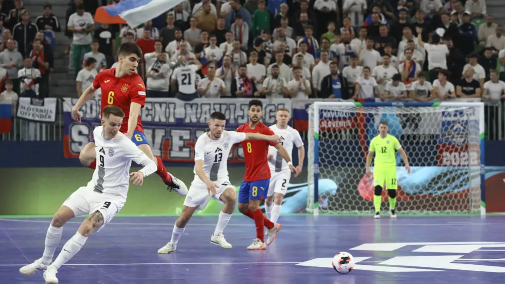 Slovenija &Scaron;panija23.1.2026 - UEFA Futsal Euro 2026 LjubljanaFoto: Luka Cjuha
