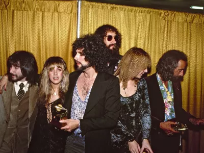 Fleetwood Mac leta 1978, ko so dobili Grammyja za najbolj&scaron;i album. F Getty Images