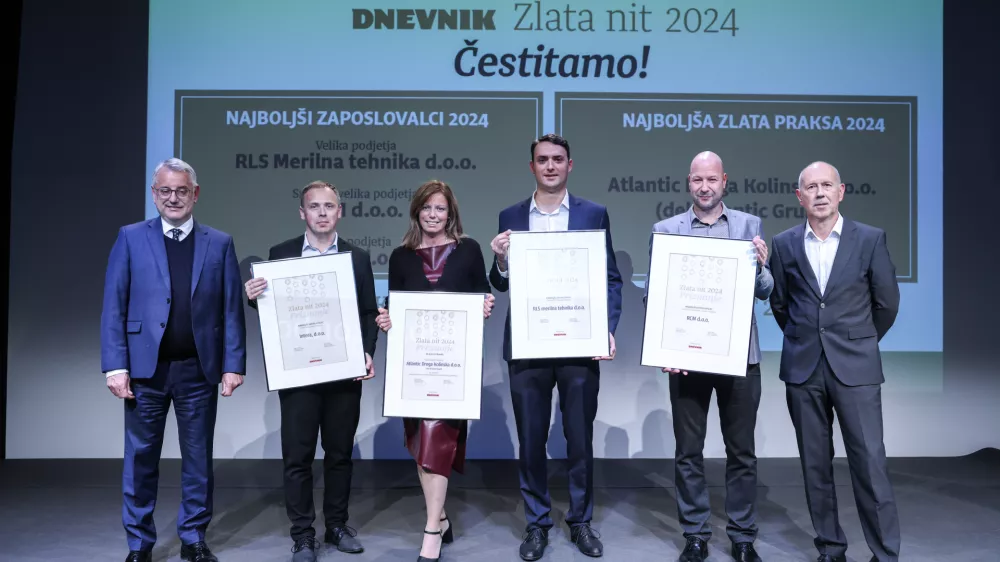 Bojan Petan, Matjaž Han- 27.03.2025 - Dnevnikova prireditev Zlata nit//FOTO: Jaka Gasar