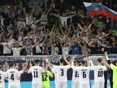 Slovenija &Scaron;panija23.1.2026 - UEFA Futsal Euro 2026 LjubljanaFoto: Luka Cjuha