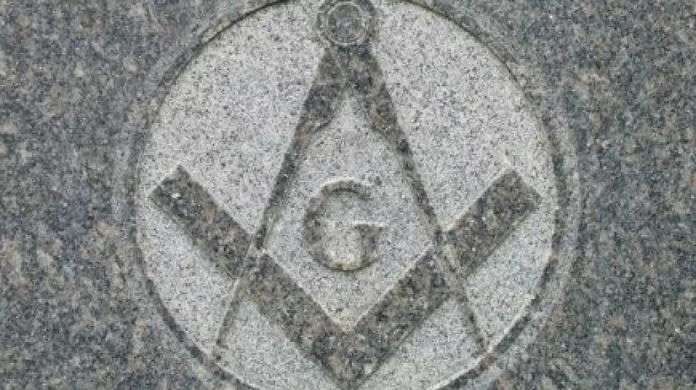 Prostozidarji grobnica znak