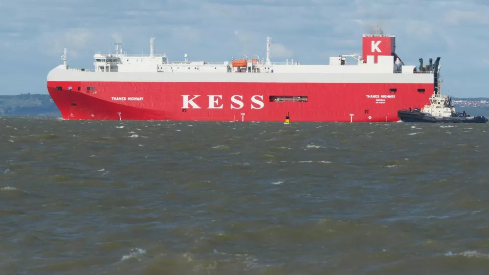 Thames Highway, tovorna ladja. Foto: Profimedia