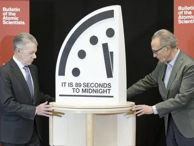 Ura tiktatka. Prizor je z lanskega dogodka, ko tudi ni kazalo najbolje. / Foto: Profimedia