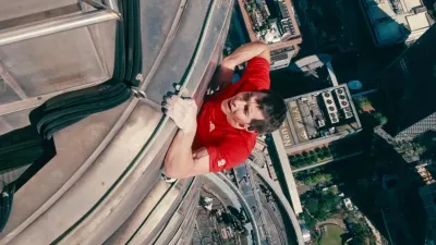 Posnetek s plezanja / Foto: Netflix