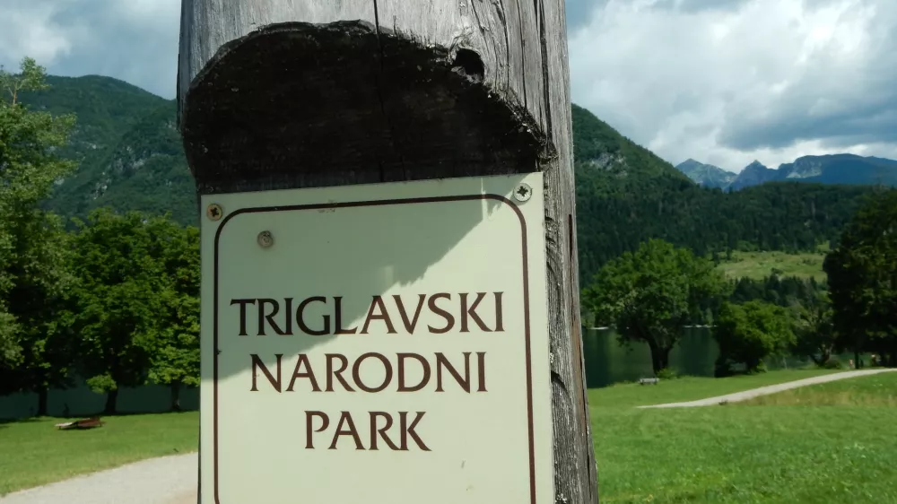 Tabla Triglavski narodni park, TNP, Bohinjsko jezero