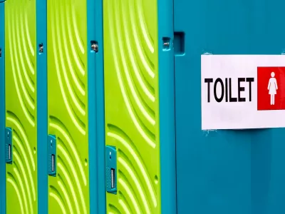 Prenosni WC. Foto: Profimedia