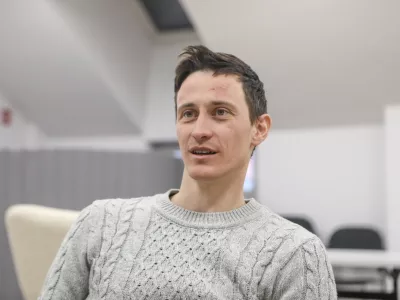 20.01.2026 - Peter Prevc, nekdanji slovenski smučarski skakalec, Foto: Luka Cjuha