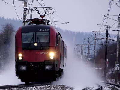 Simbolična fotografija. Vlak.