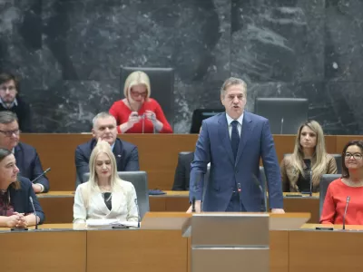 Državni zbor, DZ, poslanska vpra&scaron;anja, 3. 2. 2026, Robert Golob. Foto: Jaka Gasar