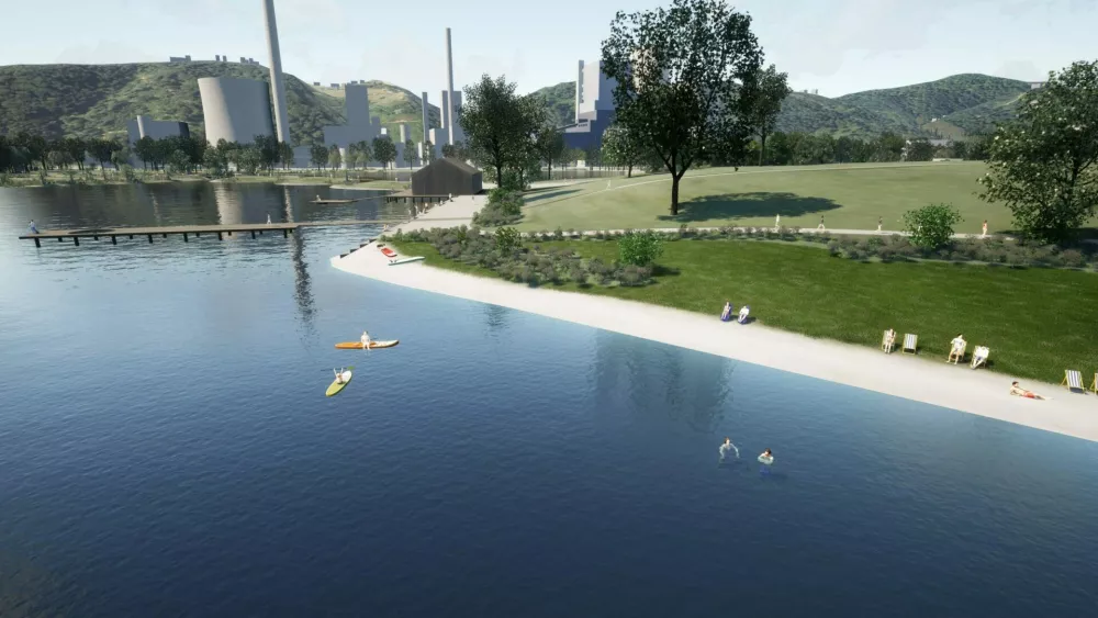 Družmirsko jezero: Otok izginja zaradi elektrarne?