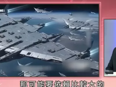 Kitajska, vesoljska letalonosilka. Vir: zajem zaslona