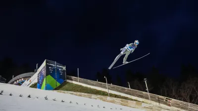 - Halvor Egner Granerud- Smučarski skoki za moške na srednji skakalnici.- 25.02.2023 - 43. Svetovno prvenstvo v nordijskem smučanju PLANICA 2023 - največji športni dogodek v zgodovini Slovenije, //FOTO: Bojan Velikonja