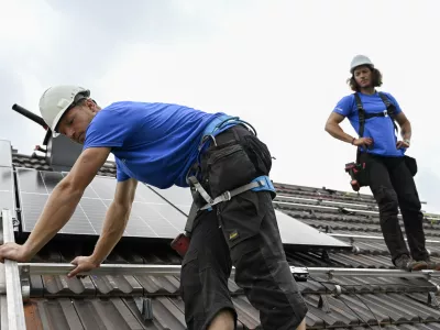 - 19.05.2023 &ndash; Vransko - montaža sončne elektrarne, Prekopa 42b //FOTO: Nik Erik Neubauer