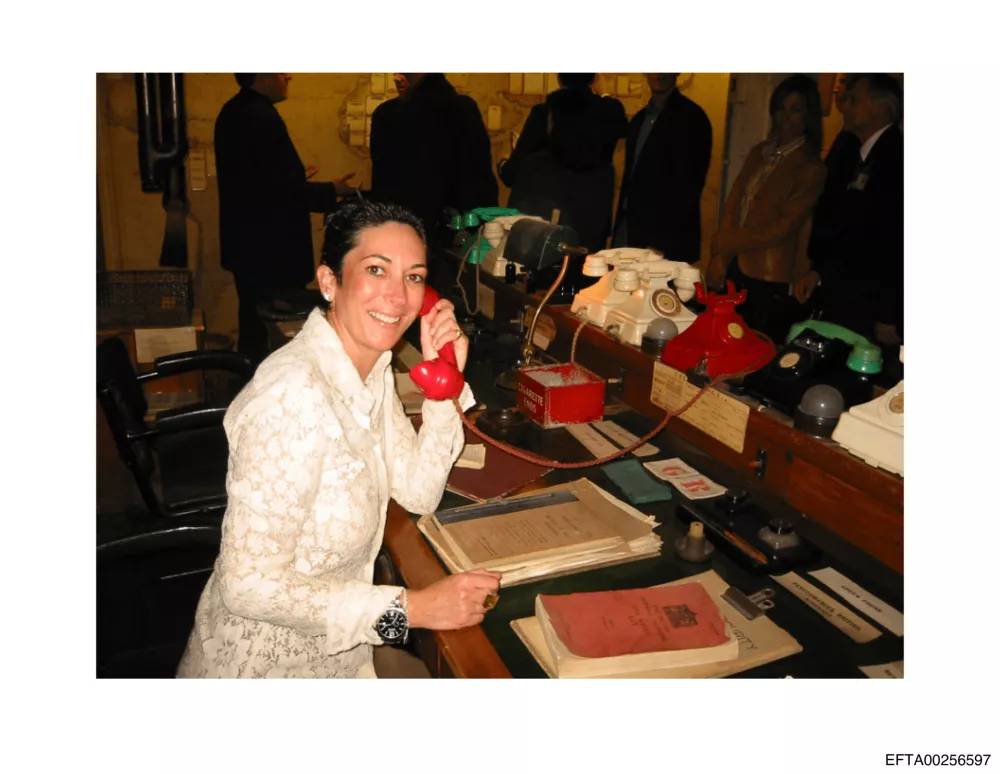 This undated photo released by the U.S. Department of Justice shows Ghislaine Maxwell. (U.S. Department of Justice via AP)