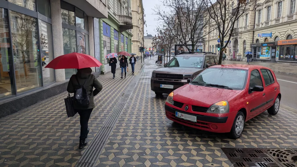 Prizor s Slovenske ceste