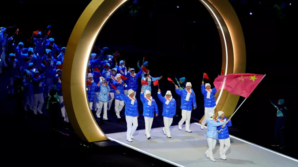 Milano Cortina 2026 Olympics - Opening Ceremony - San Siro Stadium, Milan, Italy - February 06, 2026. Athletes of China during the opening ceremony REUTERS/Fabrizio Bensch REFILE - CORRECTING EVENT TEMPLATE