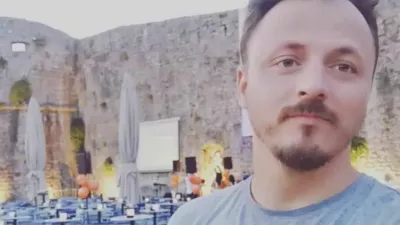 Daniel Kajmakoski, pevec iz Severne Makedonije, ki so ga februarja ugrabili v Beogradu