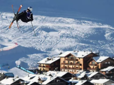 Milano Cortina 2026 Olympics - Freestyle Skiing - Men's Freeski Slopestyle Qualification - Livigno Snow Park, Livigno, Italy - February 07, 2026. Fabian Boesch of Switzerland in action during his run REUTERS/Hannah Mckay   TPX IMAGES OF THE DAY