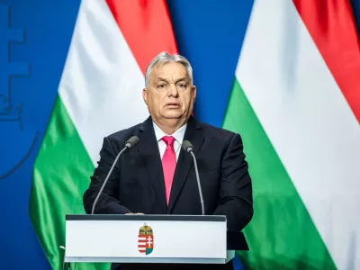FILED - 05 January 2026, Hungary, Budapest: Hungarian Prime Minister Viktor Orban speaks during his annual press conference in Budapest. Photo: Marton Monus/-/dpa