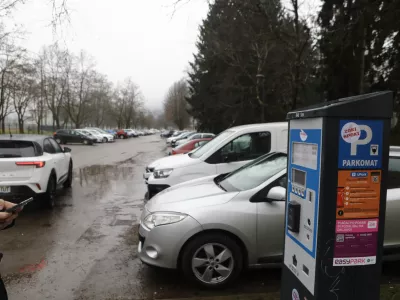 3.2.2026 &scaron;tepanjsko naselje, uničeni parkomati, parkiranjeFoto Luka Cjuha