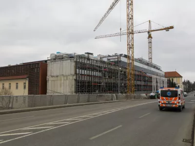 19.01.2026 - Medicinski kampus Vrazov trg - gradbi&scaron;čeFoto: Luka Cjuha