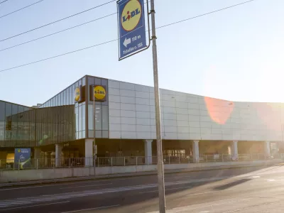 14.01.2025, - Trgovina Lidl na Trža&scaron;ki cesti v Ljubljani.//FOTO: Bojan Velikonja