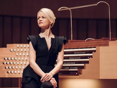 Latvijska organistka in pianistka Iveta Apkalna je zvezda v svetu glasbe. F Ko-Cheng Lin