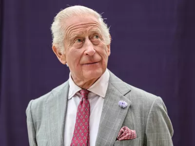 Britain's King Charles III arrives to officially open the Midland Metropolitan University Hospital (MMUH), in Smethwick, Britain September 3, 2025. Richard Pohle/Pool via REUTERS