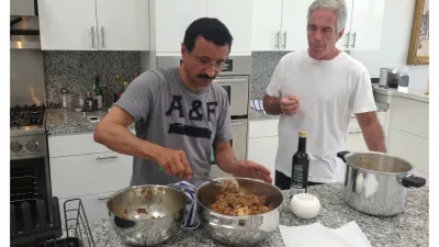 This undated and unlocated handout image released by Democrats on the House Oversight Committee on December 18, 2025 shows late convicted sex offender Jeffrey Epstein (R) cooking with CEO of DP World Sultan Ahmed bin Sulayem. Democratic lawmakers released a new cache of photos and documents on December 18 from the estate of convicted sex offender Jeffrey Epstein.,Image: 1060203681, License: Rights-managed, Restrictions: RESTRICTED TO EDITORIAL USE - MANDATORY CREDIT "AFP PHOTO / HOUSE OVERSIGHT COMMITTEE DEMOCRATS " - HANDOUT - NO MARKETING NO ADVERTISING CAMPAIGNS - DISTRIBUTED AS A SERVICE TO CLIENTS, ***HANDOUT image or SOCIAL MEDIA IMAGE or FILMSTILL for EDITORIAL USE ONLY! * Please note: Fees charged by Profimedia are for the Profimedia's services only, and do not, nor are they intended to, convey to the user any ownership of Copyright or License in the material. Profimedia does not claim any ownership including but not limited to Copyright or License in the attached material. By publishing this material you (the user) expressly agree to indemnify and to hold Profimedia and its directors, shareholders and employees harmless from any loss, claims, damages, demands, expenses (including legal fees), or any causes of action or allegation against Profimedia arising out of or connected in any way with publication of the material. Profimedia does not claim any copyright or license in the attached materials. Any downloading fees charged by Profimedia are for Profimedia's services only. * Handling Fee Only ***, Model Release: no