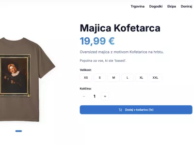 Kofetarica je kavo zamenjala za brzostrelko