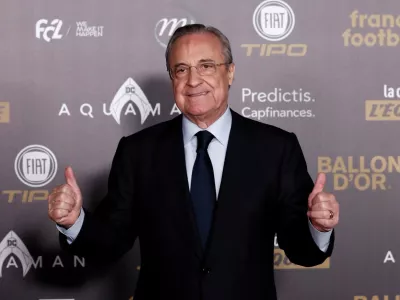 Soccer Football - 63rd Ballon d'Or - The Grand Palais, Paris, France - December 3, 2018  President of Real Madrid Florentino Perez arrives  REUTERS/Benoit Tessier