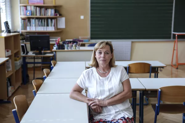 - 26.08.2024 - ravnateljica O&Scaron; Danile Kumar Mojca Mihelič //FOTO: Jaka GasarOPOMBA: ZA OBJEKTIV - INTERVJU