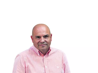 - 17.10.2022 - Dr. Stefano Lusa, slovensko-italijanski zgodovinar, novinar in publicist, dnevnikov kolumnist//FOTO: Tomaž Skale