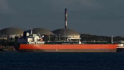 Cuban-flagged tanker Sandino docks at the Matanzas terminal, Matanzas, Cuba, February 10, 2026. REUTERS/Norlys Perez