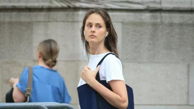 EXCLUSIVE: Jeffrey Epstein's last girlfriend, Karyna Shuliak is seen walking the streets of New York City. Shuliak, the last person outside prison to speak to him before his death, walked down 5th Avenue whilst plugged into her headphones and wearing a comfy casual jogging outfit. Shuliak was first identified in March 2020 as the woman the disgraced financier had last talked to on the phone from behind bars, the day before he was found hanged in his cell on August 10, 2019. But prison records have revealed that 11 days earlier, on July 30, she also went to see the late pedophile at the grim Metropolitan Correctional Center in Manhattan while he was awaiting trial on sex trafficking charges. Shuliak is a native of Belarus believed to be in her thirties,.15 Jun 2023,Image: 783754932, License: Rights-managed, Restrictions: World Rights, Model Release: no, Pictured: Jeffrey Epstein's last girlfriend, Karyna Shuliak