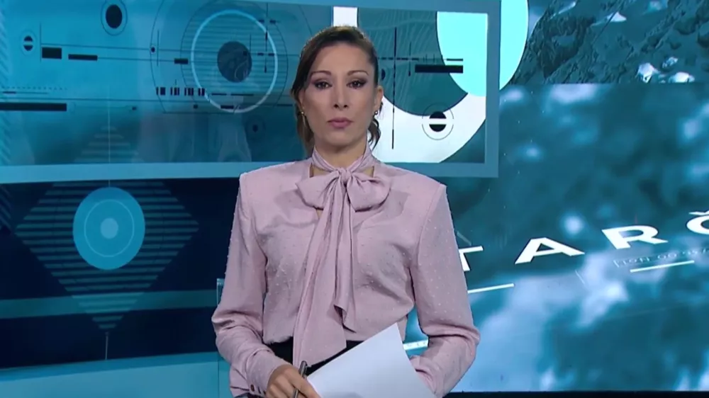 Erika Žnidar&scaron;ič med nedavno oddajo