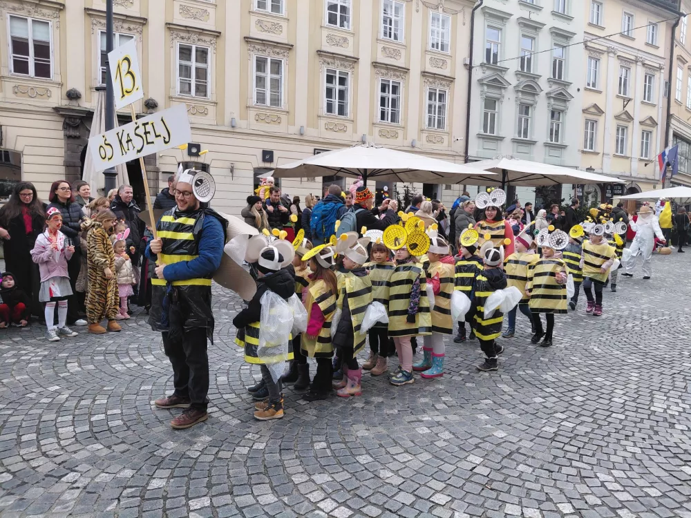 Letos je v paradi sodelovalo 16 &scaron;ol in vrtcev iz Ljubljane in okolice. 