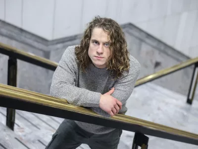 - 03.02.2026 - igralec Luka Grbić//FOTO: Jaka Gasar / Foto: Jaka Gasar